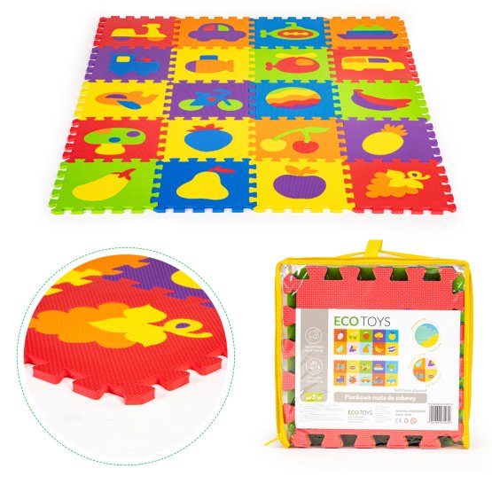 Colorful educational pad - foam puzzle