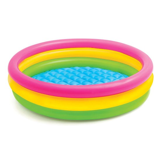 Colorful inflatable pool for children