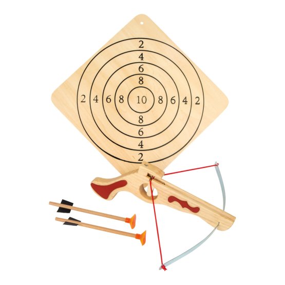 Small Foot Small crossbow with arrows and target
