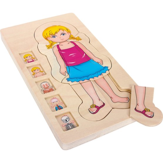 Small Foot Wooden anatomy puzzle
