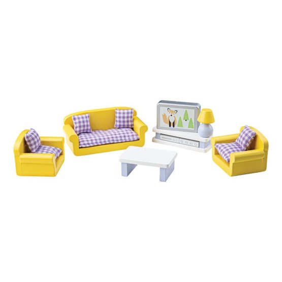 Tidlo Wooden furniture living room yellow