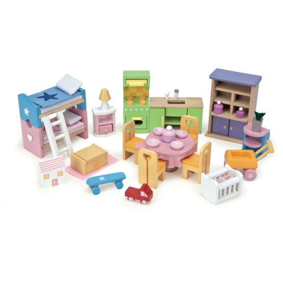 Le Toy Van Furniture Starter complete set for the house