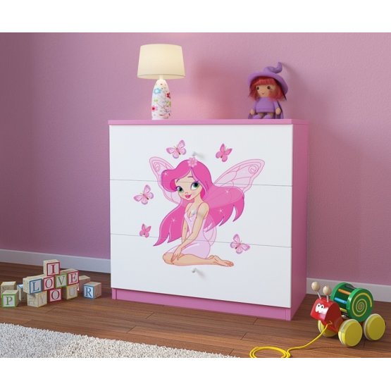 Ourbaby children's chest  of drawers- Fairy Leonka