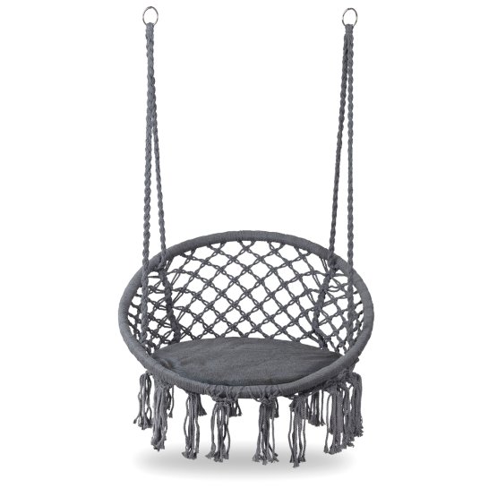 Hanging rocking chair - gray