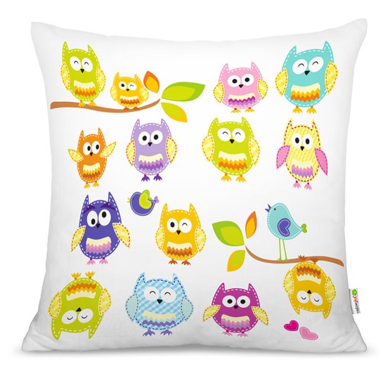 Children's Cushion No. 52 - Owls