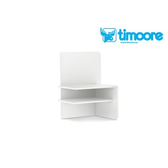 Night chair with shelf Click White