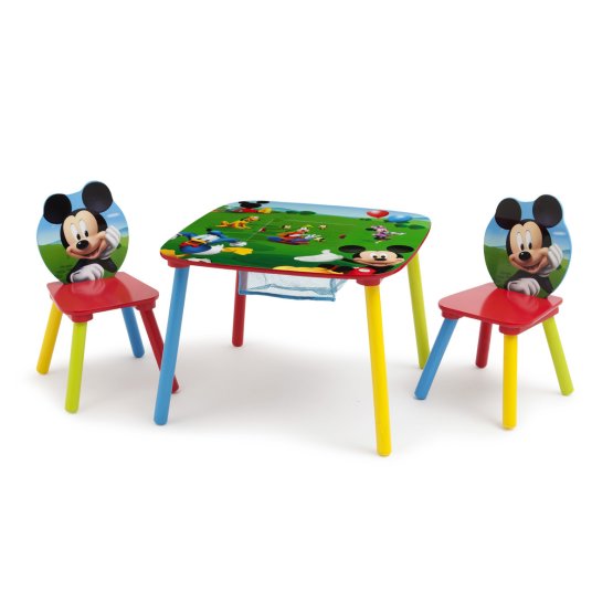 Children's mickey mouse table and chairs cheap