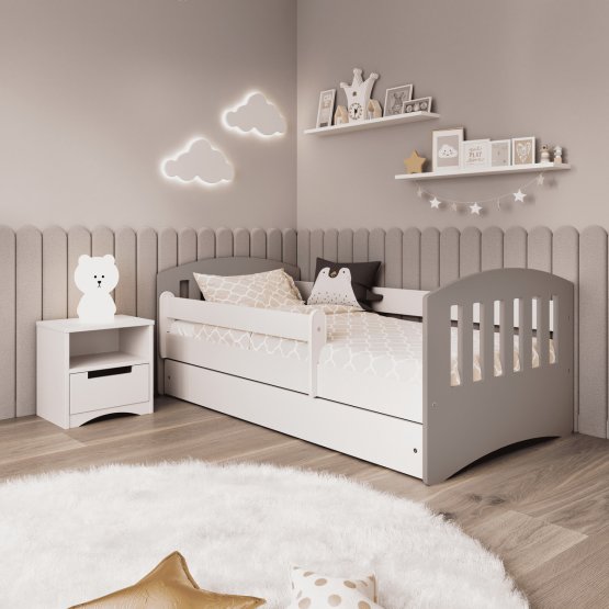 Children's bed Classic - gray