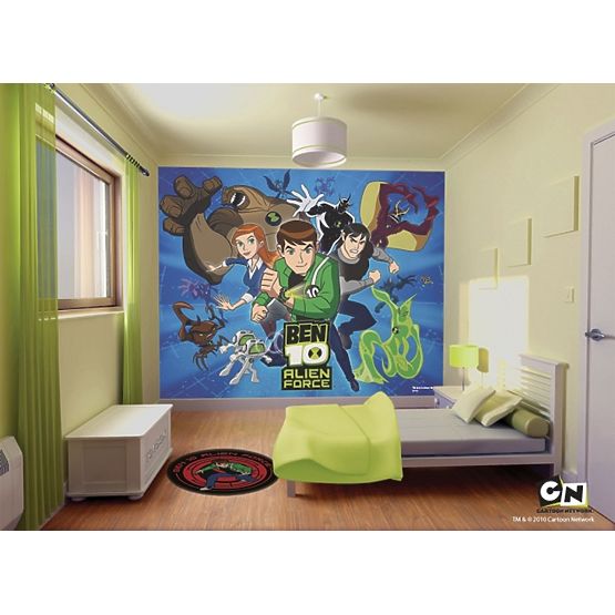 3D Ben 10 Wall Mural