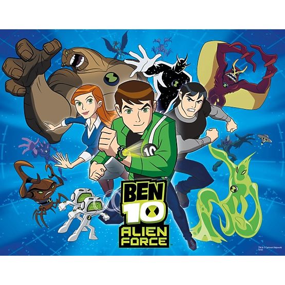 3D Ben 10 Wall Mural