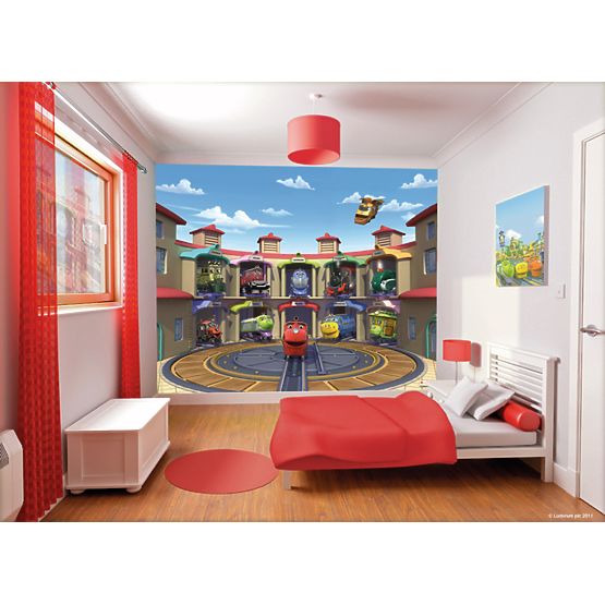 3D Chuggington Wall Mural