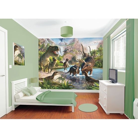 3D Dinosaurs Wall Mural