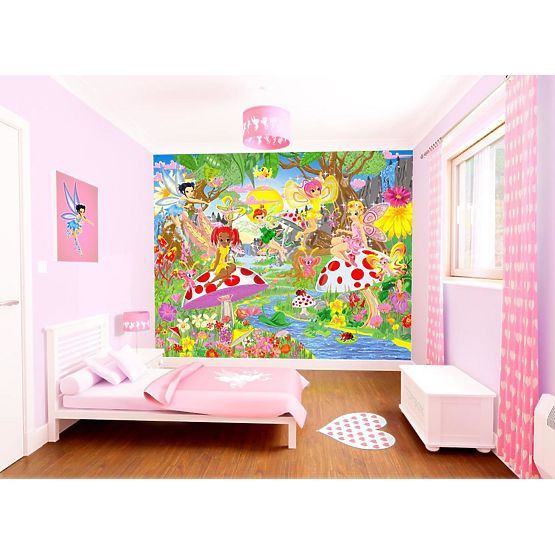 3D MAGICAL FAIRIES Wall Mural