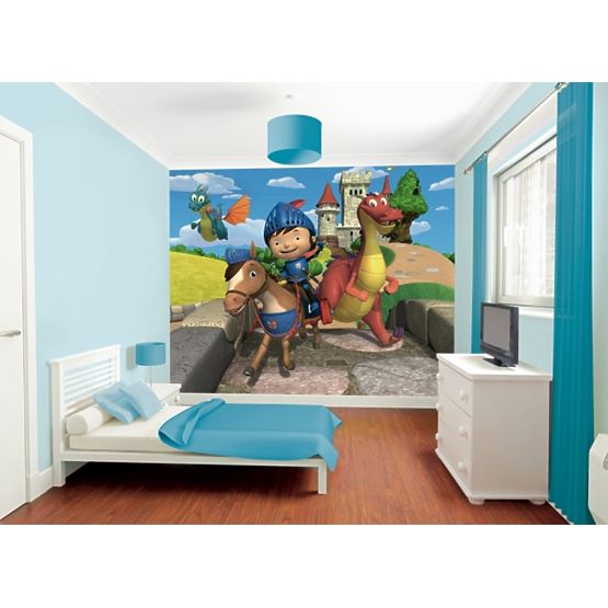 3D Mike the Knight Wall Mural