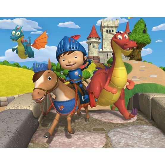 3D Mike the Knight Wall Mural