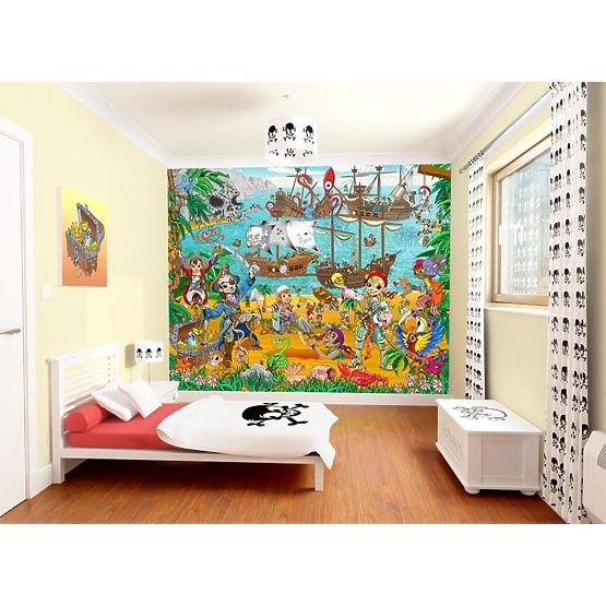 3D PIRATES Wall Mural