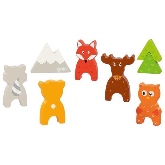 3D Puzzle Forest Animals