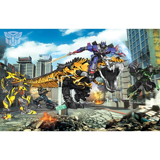 3D Transformers Wall Mural