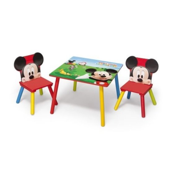 Mickey Mouse II Children's Table with Chairs