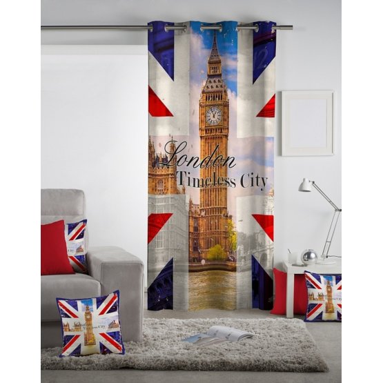 Timeless London Decorative Curtain