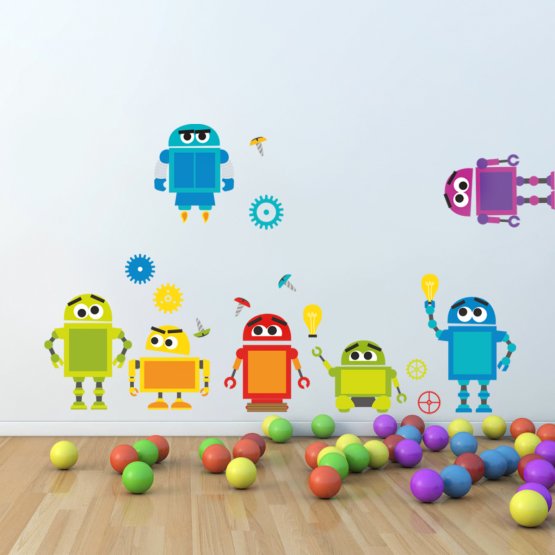 Wall Decoration - Robots