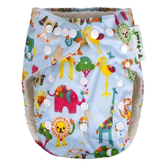 AIO Bamboo Nappies + 2 Bamboo Booster Inserts