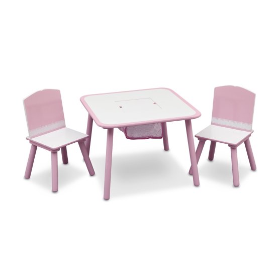 Pink Children's Table with Chairs
