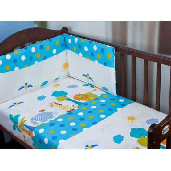 Safari Baby Cot Bedding Set - 120 x 90 cm