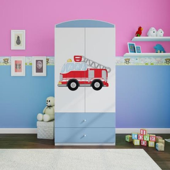 Ourbaby wardrobe cupboard - firefighting car