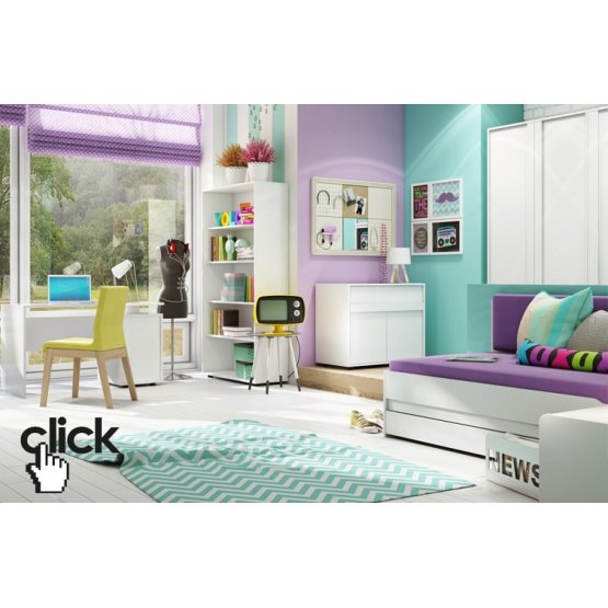 Click White Children's Bedroom Furniture Set