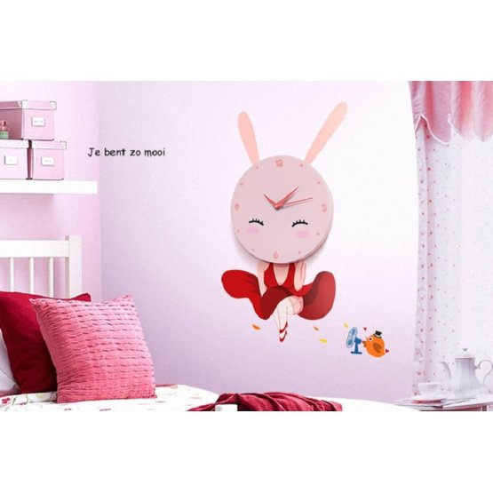 Cute Bunny Children's Clock