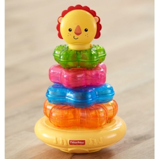 Fisher Price Light-Up Lion Rings Stack