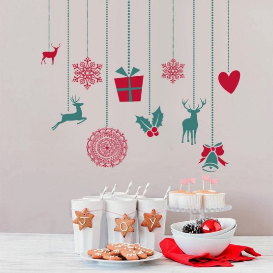 Christmas decoration to wall - Christmas trappings II