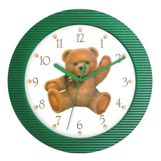 Cute Teddy Children's Clock