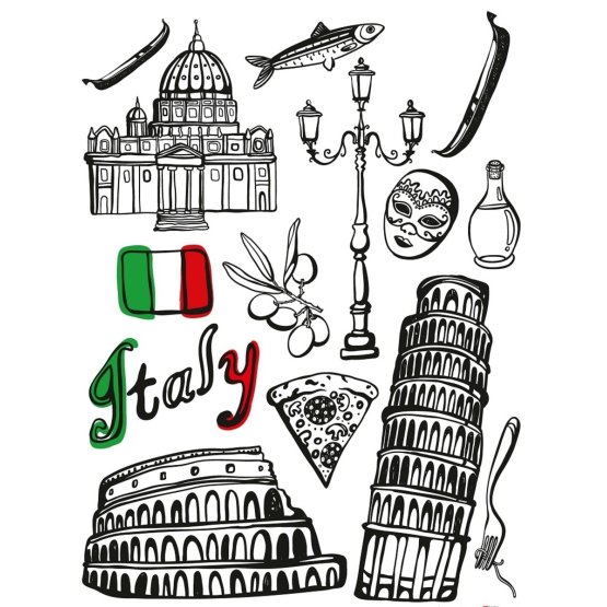 Maxi sticker Italy