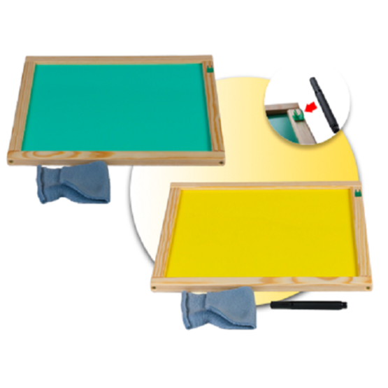 Double-Sided Wooden Writing Board