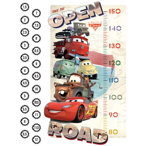 Maxi sticker Cars - meter