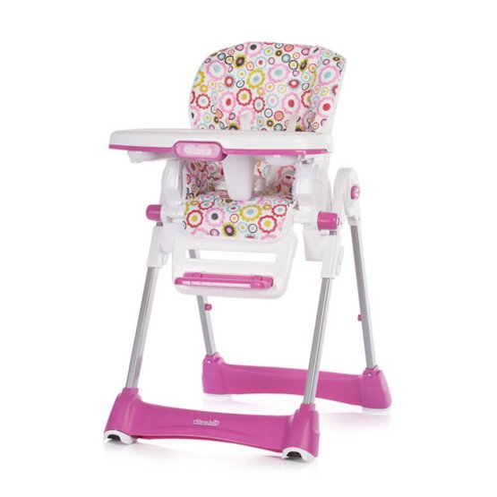 CHIPOLINO Bravo - Pink Flowers High Chair