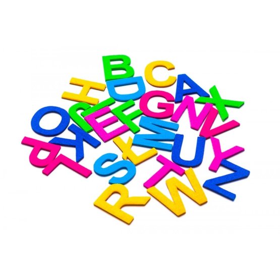 magnetic alphabet felt - large letters