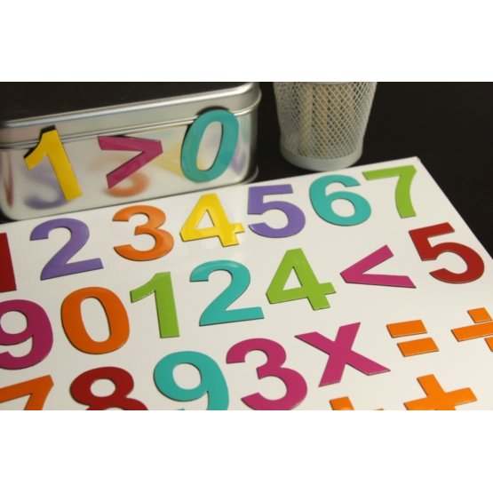 magnetic numeral - mix color