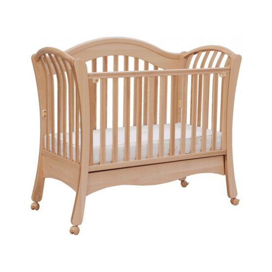 Scarlett VALENCIE Baby Cot with Drawer - Natural
