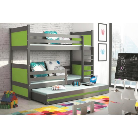 Storey bed Rocky 3 with bed - graphite