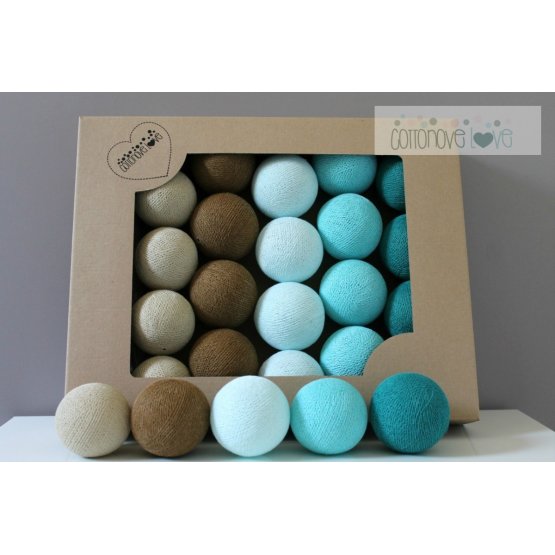 Cotton Balls - Turquoise