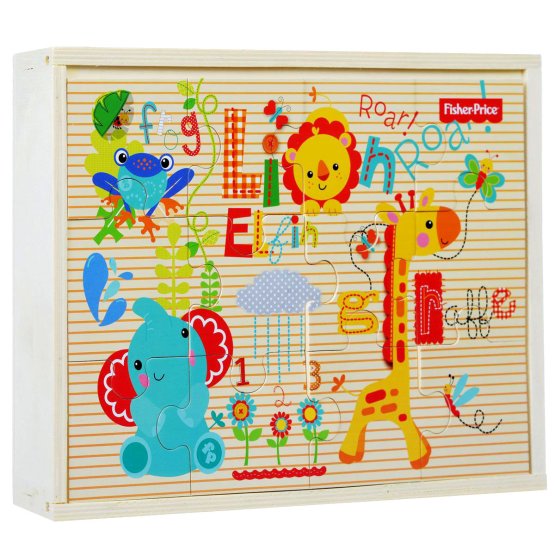 Fisher Price 3-in-1 Wooden Puzzle