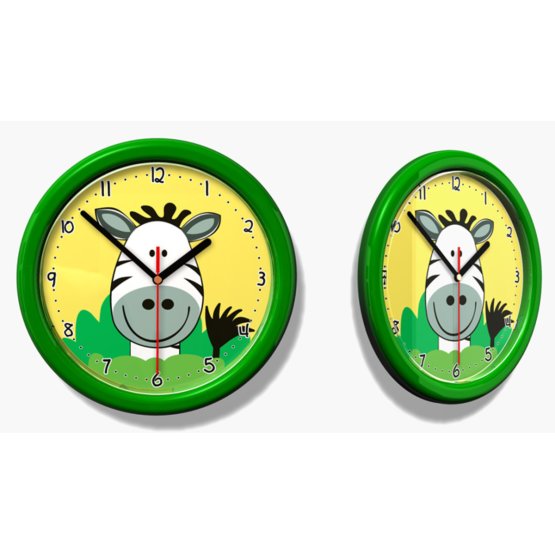 Children's Clock No. 33 - Zebra