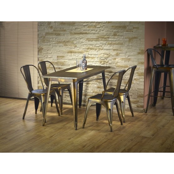 Magnum Dining Table - Yellow Copper