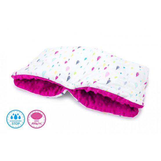 waterproof muff to stroller Colorful drops