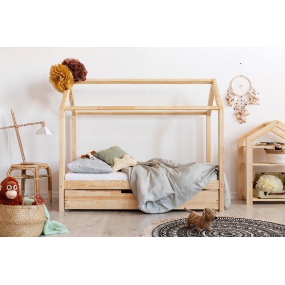 Children bed house with drawer Mila