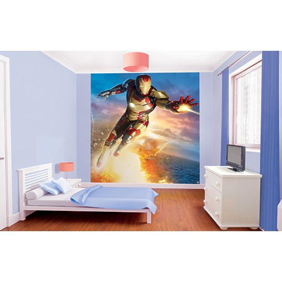 8-Panel Children's Wall Mural - Iron Man