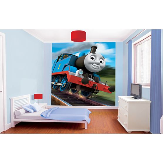 8-Panel Children's Wall Mural - Thomas the Tank Engine
